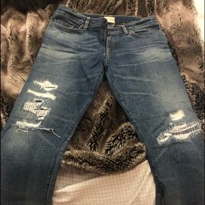 Simon Miller Distressed Selvage Jeans